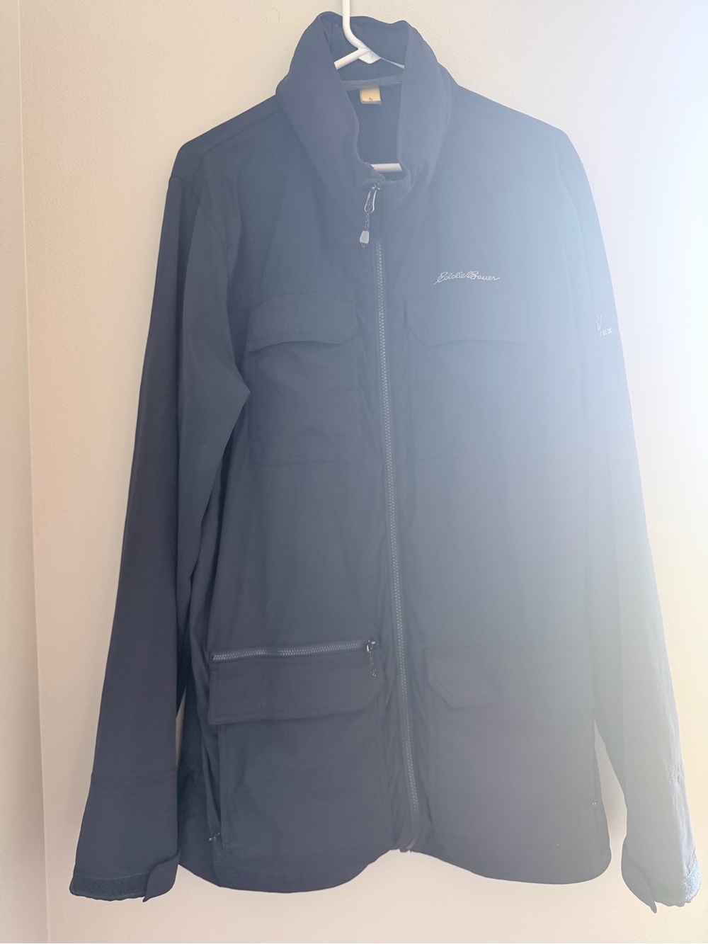 Eddie Bauer Travex Navy Water-Resistant Men's Jacket